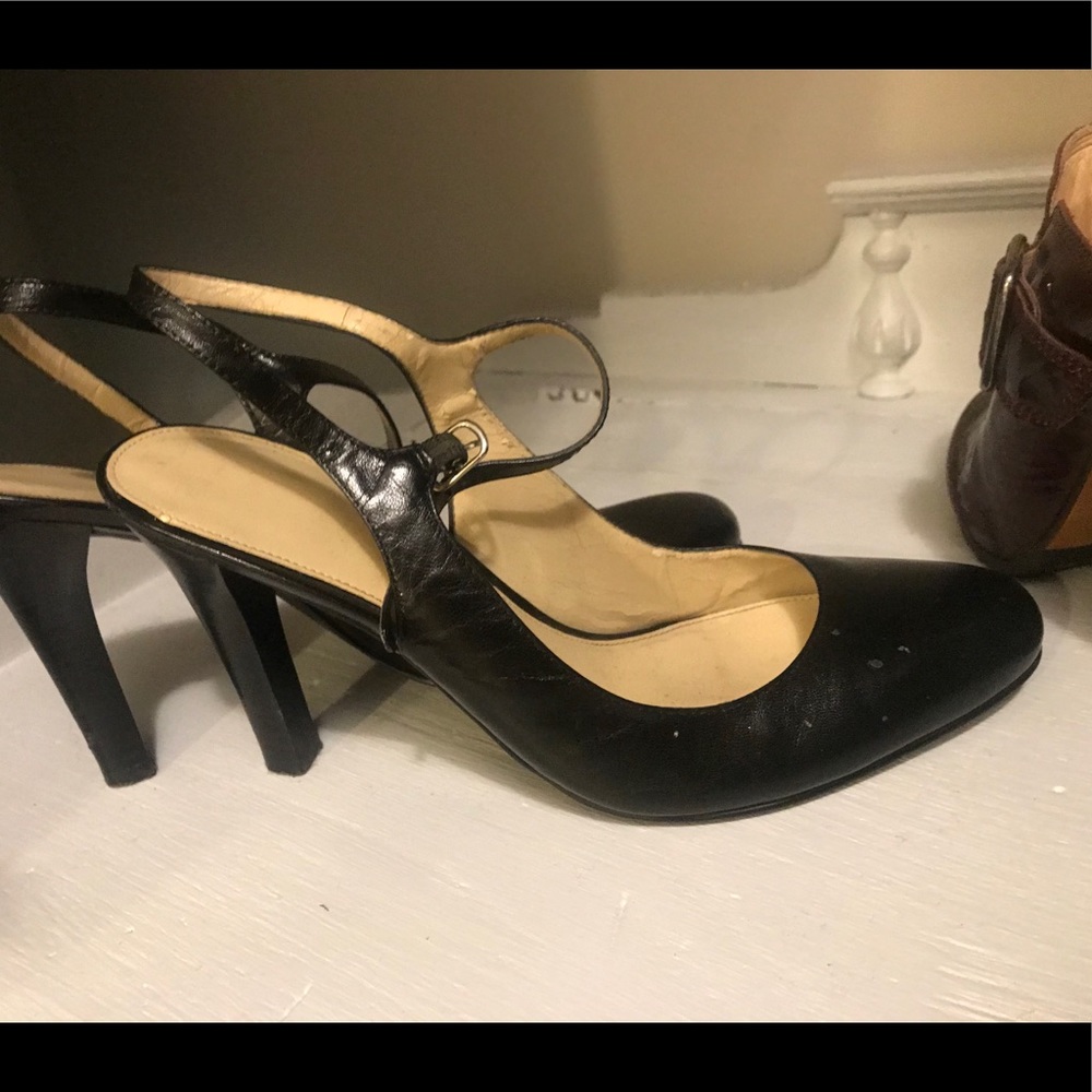 Ralph Lauren black heels